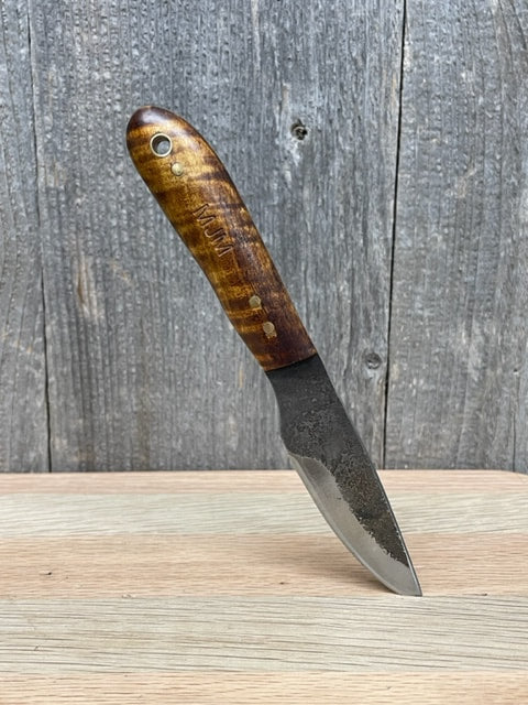 Curly Maple Field Knife- 7"